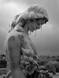 Grieving Statue