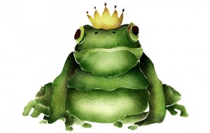 A toad with a crown