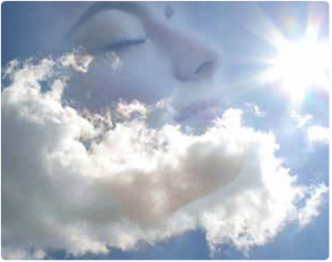 A face in the clouds of consciousness