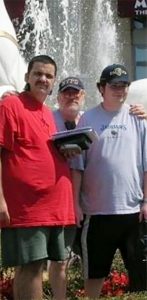 Aaron, Dustin and their father